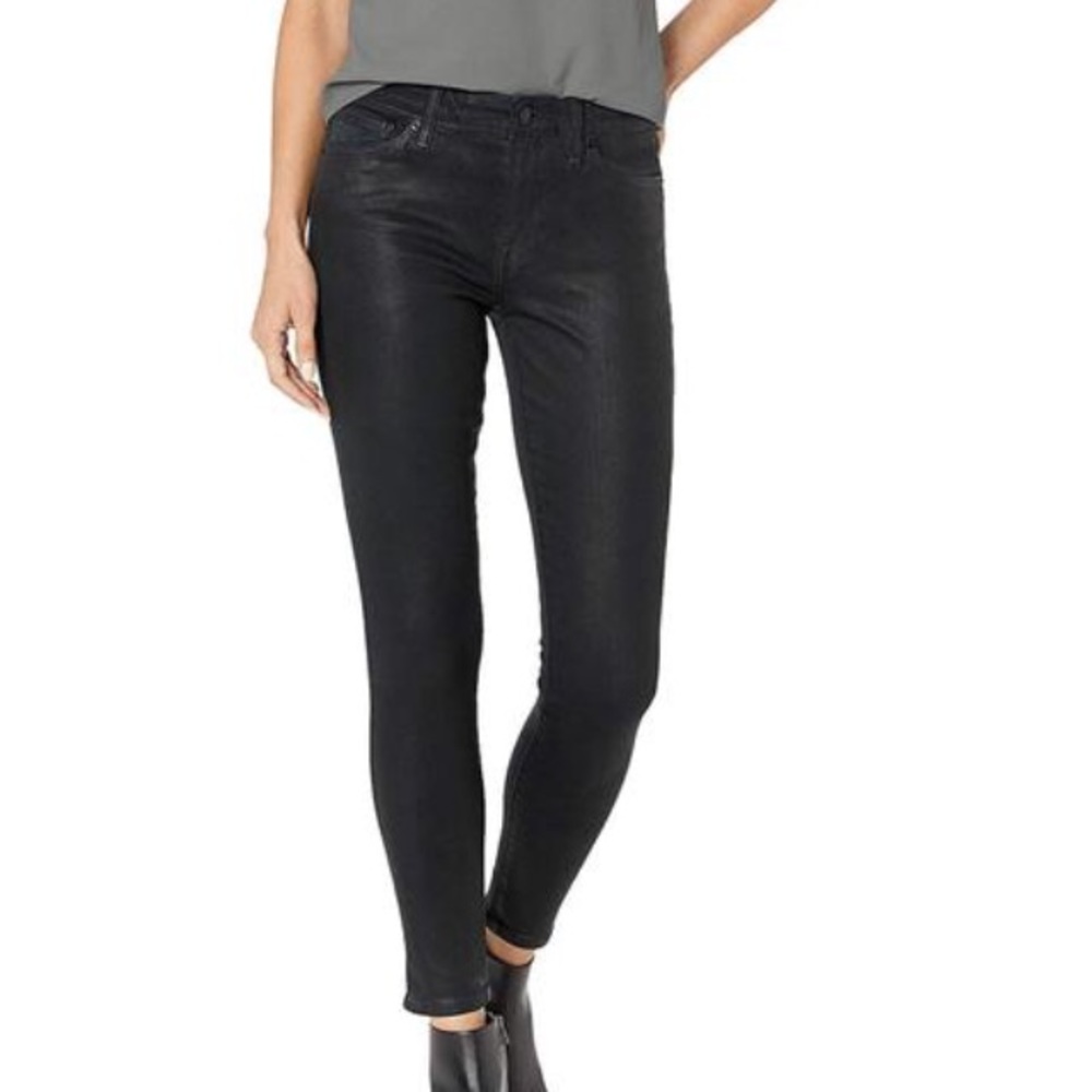 NWT Lucky Brand black size 31 wax-coated jeans.